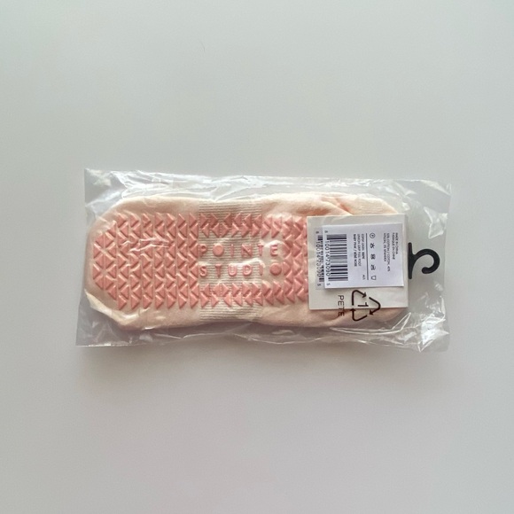Pointe Studio Union Full-Foot Grip Socks, Pilates Barre & Yoga Socks, M/L 8-10 - Picture 5 of 10